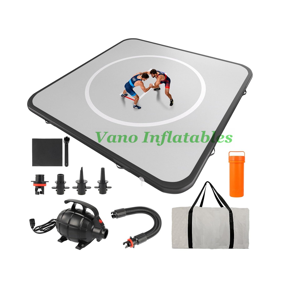 Brazilian Jiu Jitsu Mat Inflatable BJJ Gym Mats 10'x10'x4'' 02