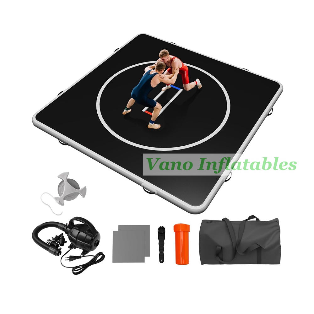 Jiu Jitsu Grappling Mats Inflatable Wrestling Mat 10ft x 10ft x 4in 04